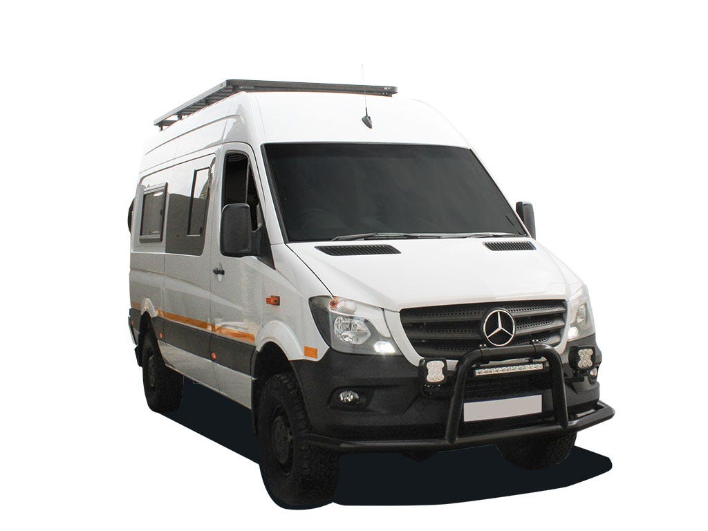 Galerie de toit sur rails pour Mercedes-Benz Sprinter, L2 et