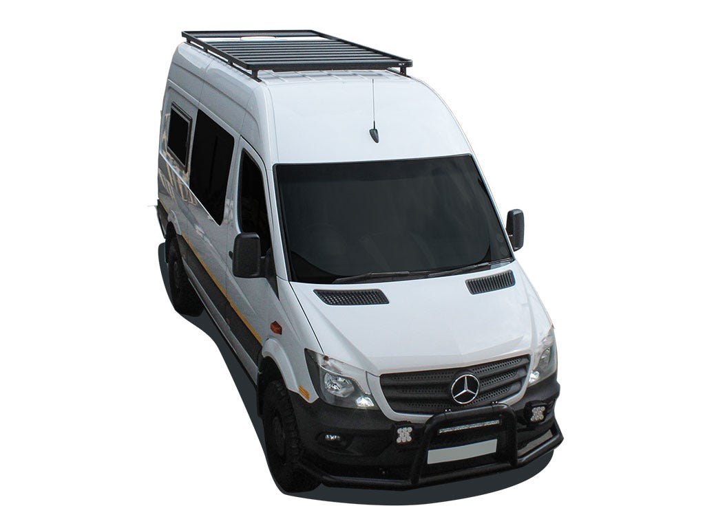 Galerie de toit sur rails pour Mercedes-Benz Sprinter, L2 et