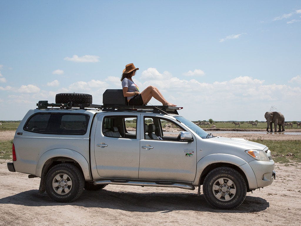 Galerie de toit montage alternatif pour Toyota Hilux, Double