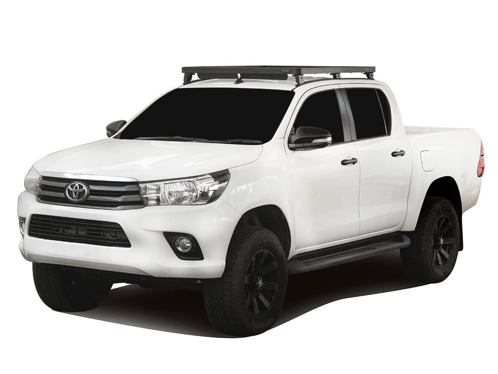 Galerie de toit sur rails pour Toyota Hilux, Revo double cab