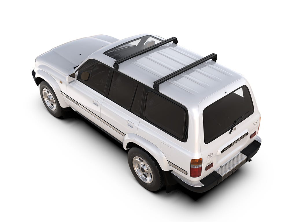 Barres de toit sur gouttière pour Toyota Land Cruiser 80