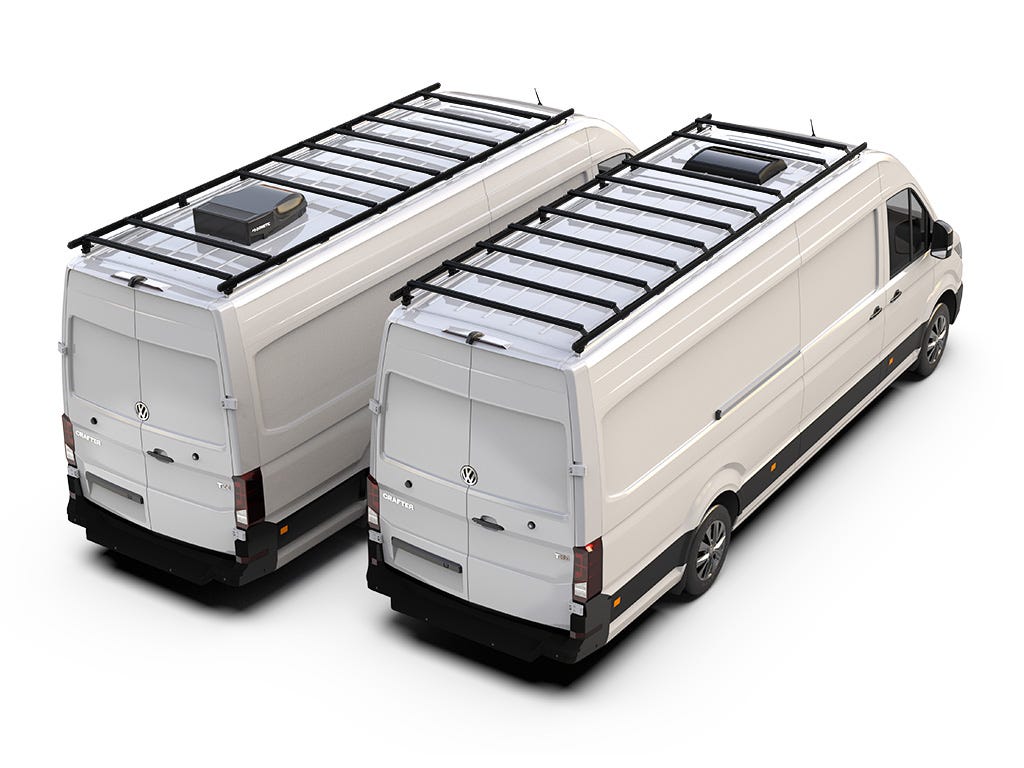 Galerie de toit Slimpro sur rails pour Volkswagen Crafter, L
