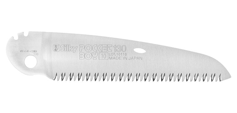 Lame de rechange droite Silky pour scie Pocketboy - Lame droite Pocketboy 130mm 10 dents/3cm