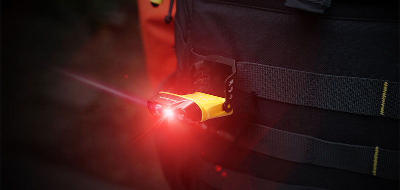 Lampe frontale à clipser Nitecore NU11 capteur de geste