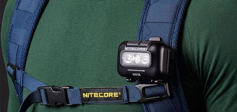 Lampe frontale Nitecore HA13 RGB rouge vert bleu