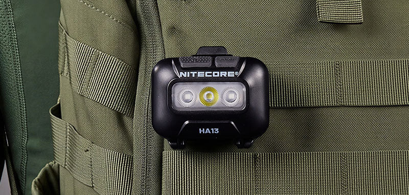 Lampe frontale Nitecore HA13 RGB rouge vert bleu