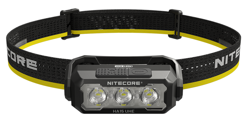 Lampe frontale Nitecore HA15 UHE 400 lumens avec accu