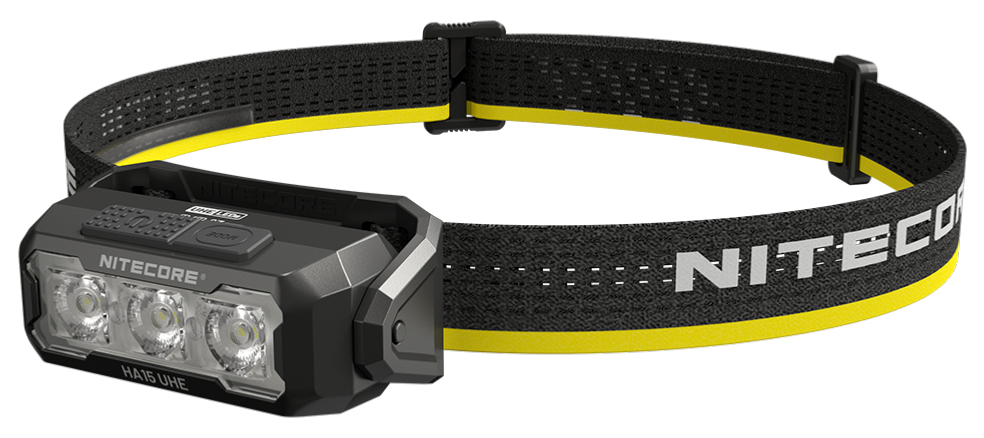 Lampe frontale Nitecore HA15 UHE 400 lumens pile AA