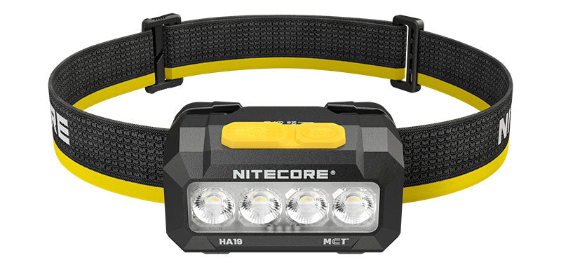 Lampe frontale Nitecore HA19 600 lumens six éclairages - Noir