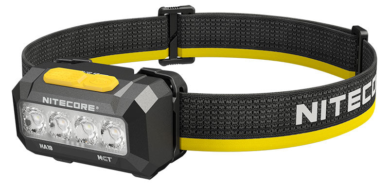 Lampe frontale Nitecore HA19 600 lumens six éclairages - Noir