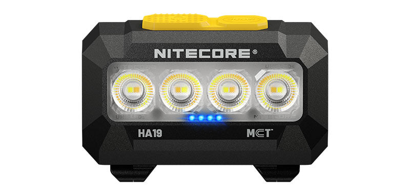 Lampe frontale Nitecore HA19 600 lumens six éclairages - Noir
