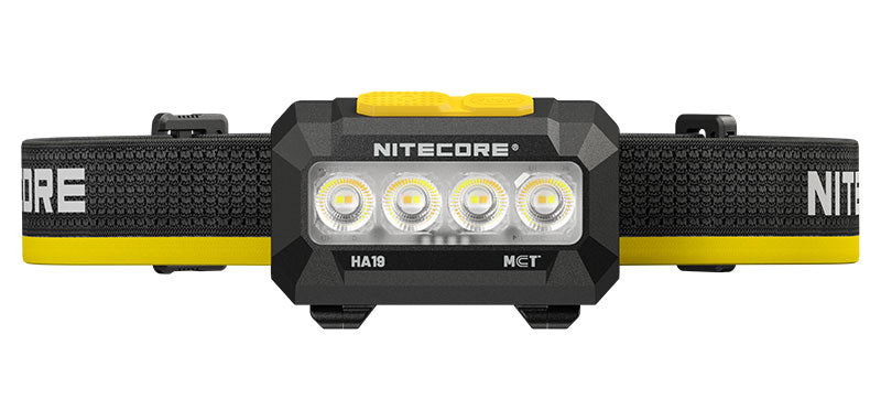 Lampe frontale Nitecore HA19 600 lumens six éclairages - Noir