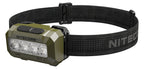 Lampe frontale Nitecore HA19 600 lumens six éclairages - Vert