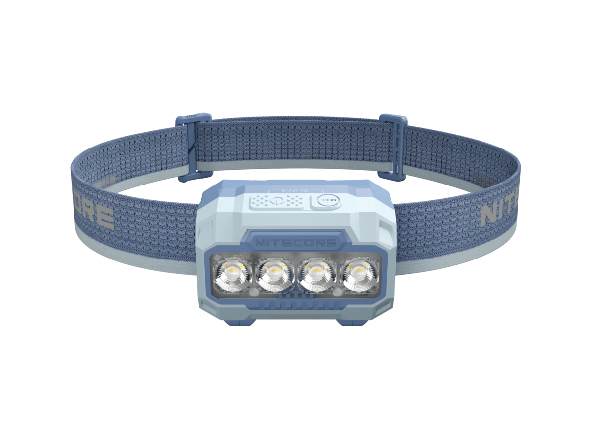 Lampe frontale Nitecore HA23 UHE 600 lumens piles AAA - Bleu