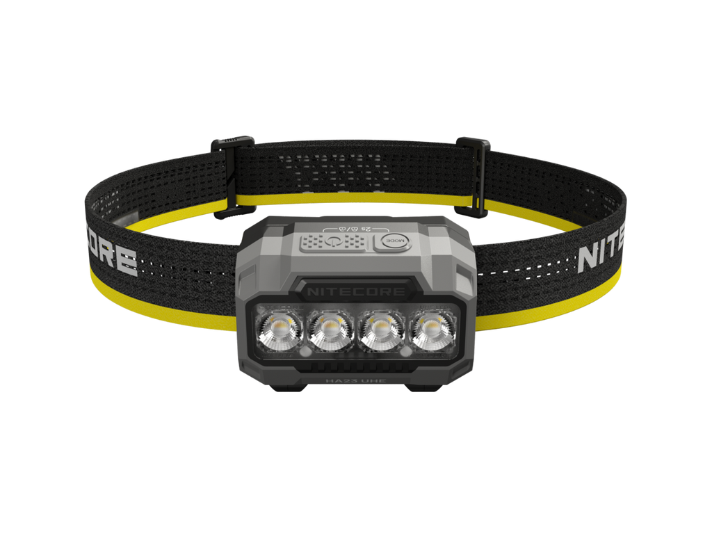 Lampe frontale Nitecore HA23 UHE 600 lumens piles AAA - Noir