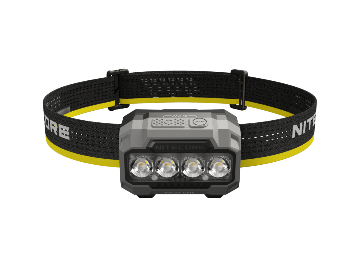 Lampe frontale Nitecore HA23 UHE 600 lumens piles AAA - Noir