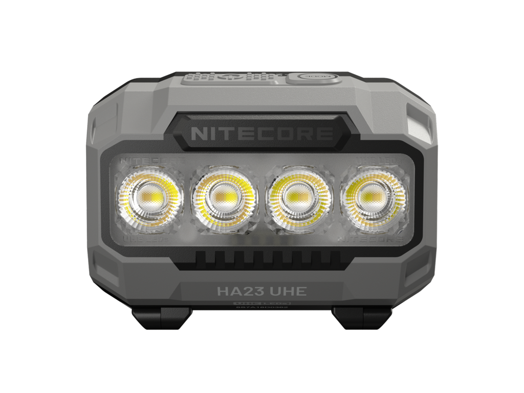 Lampe frontale Nitecore HA23 UHE 600 lumens piles AAA - Noir