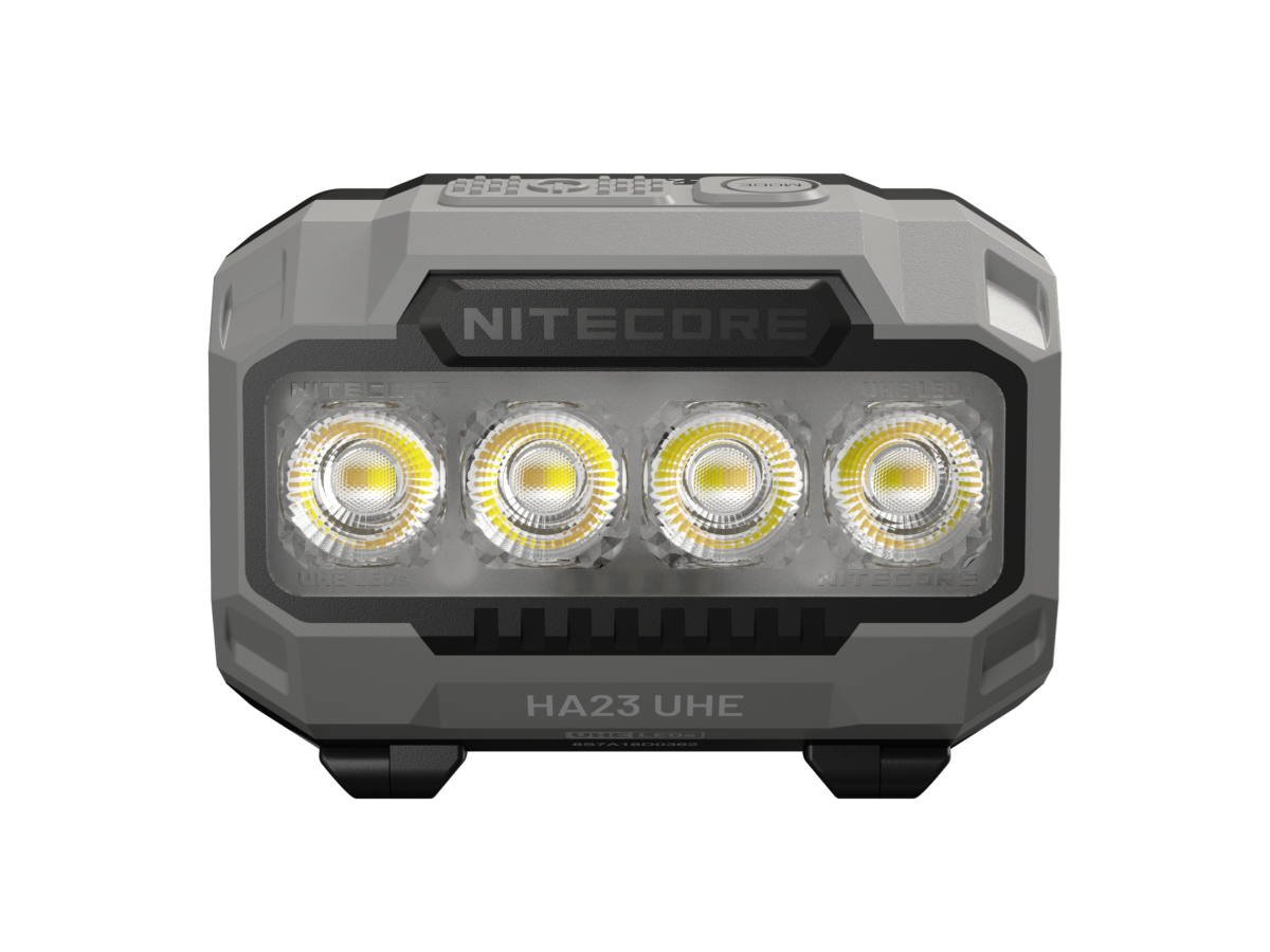 Lampe frontale Nitecore HA23 UHE 600 lumens piles AAA - Noir