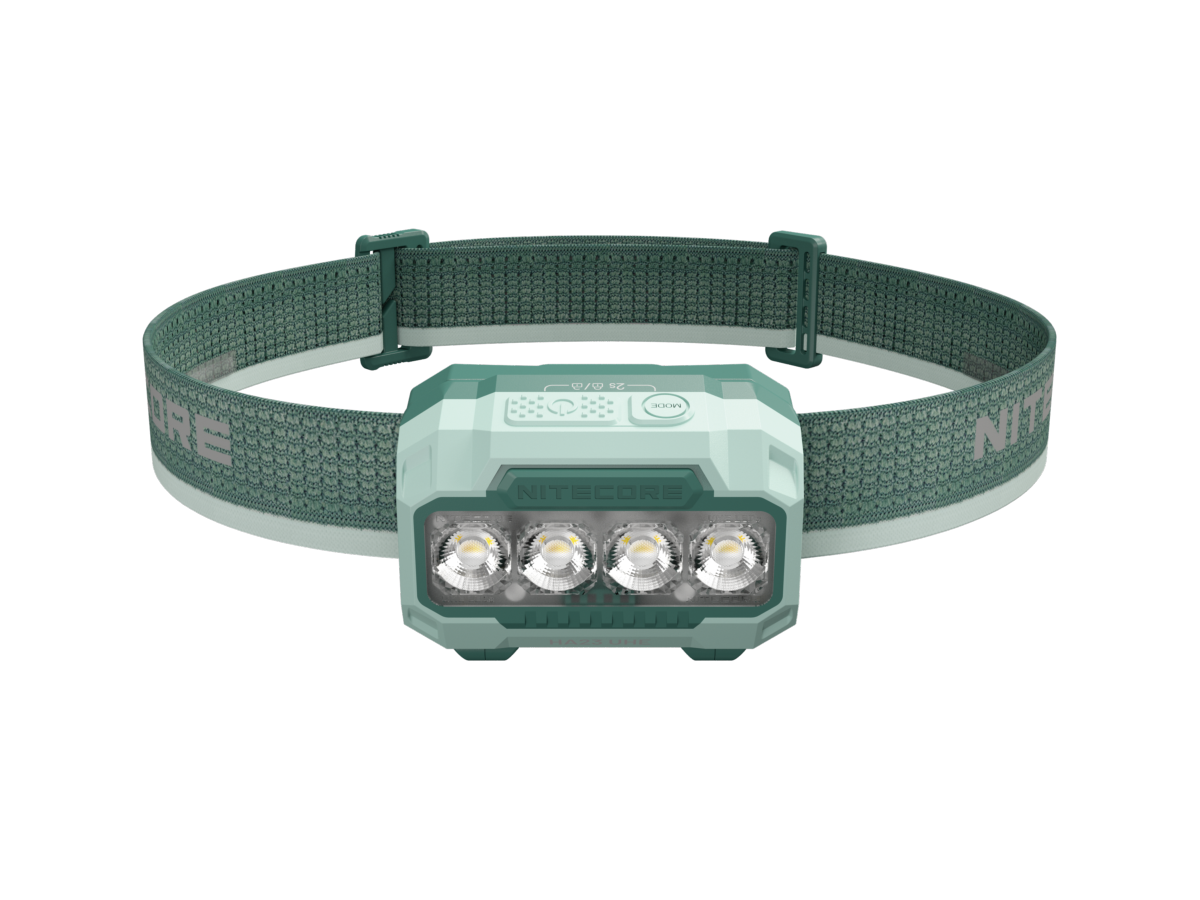 Lampe frontale Nitecore HA23 UHE 600 lumens piles AAA - Vert