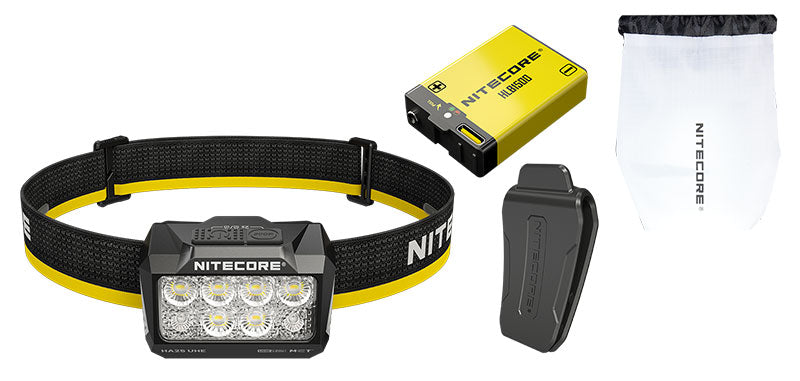 Lampe frontale Nitecore HA25 UHE 800 lumens trois blancs