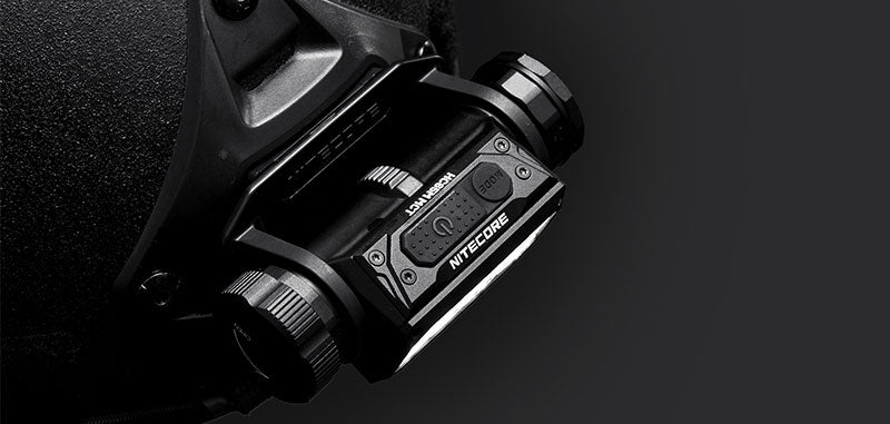 Lampe frontale Nitecore HC65M MCT 2000 lumens montage NVG