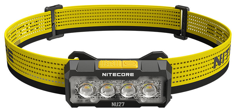 Lampe frontale Nitecore NU27 600 lumens trois blancs