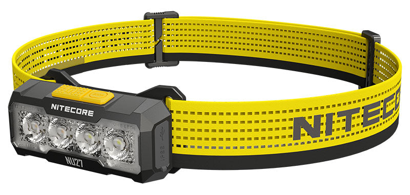Lampe frontale Nitecore NU27 600 lumens trois blancs
