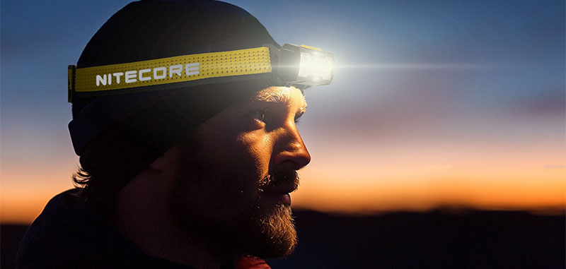 Lampe frontale Nitecore NU27 600 lumens trois blancs