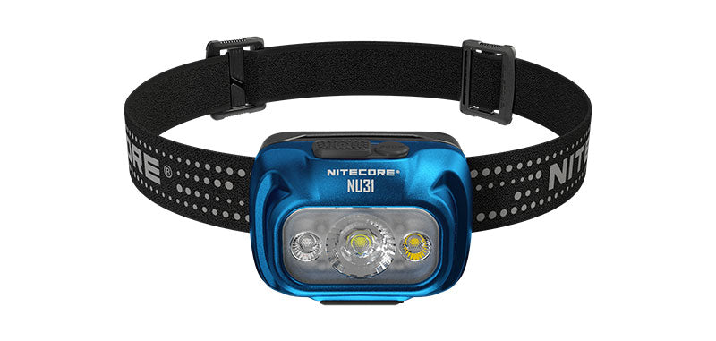 Lampe frontale Nitecore NU31 550 lumens rechargeable - Bleu