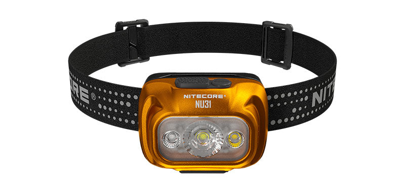Lampe frontale Nitecore NU31 550 lumens rechargeable - Orange