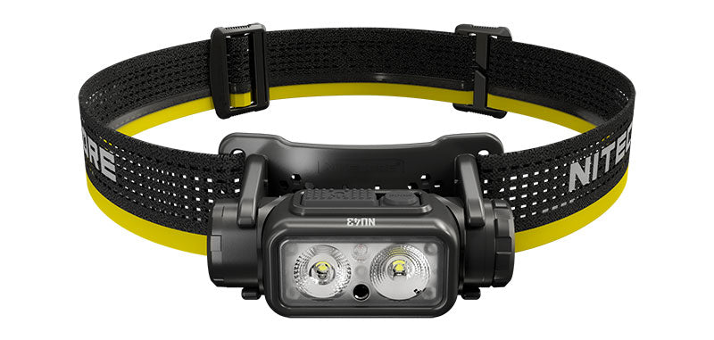 Lampe frontale Nitecore NU43 1400 lumens rechargeable