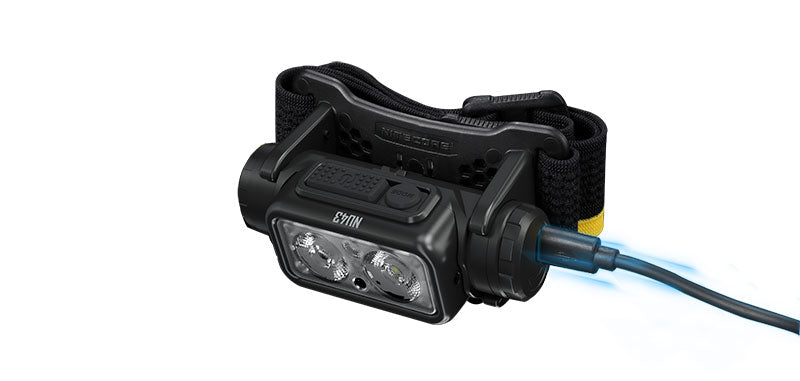 Lampe frontale Nitecore NU43 1400 lumens rechargeable