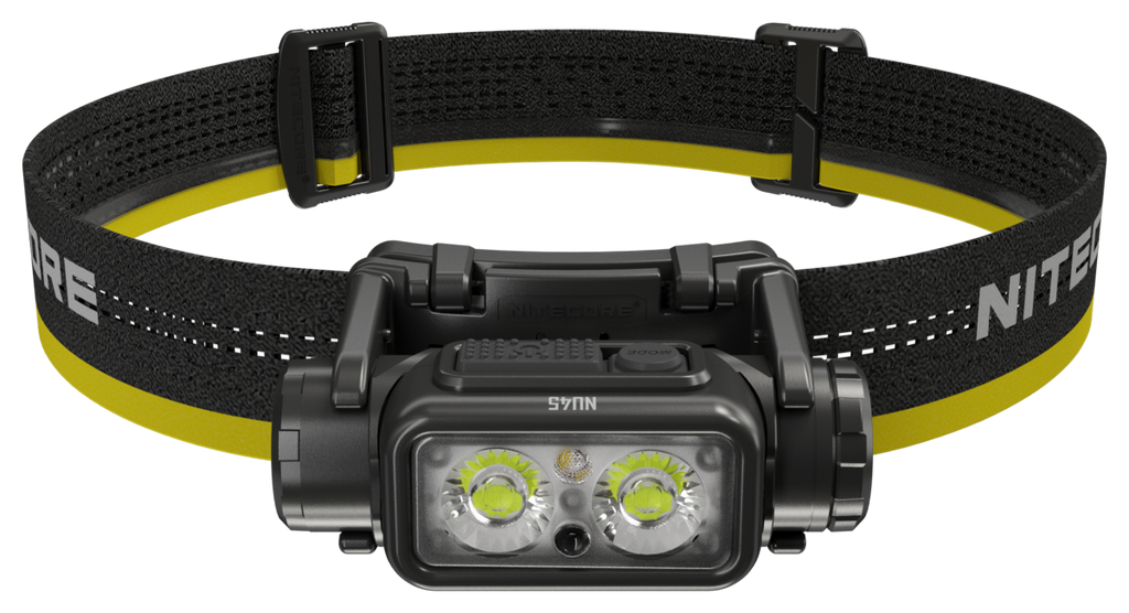 Lampe frontale Nitecore NU45 1700 lumens charge 1 h