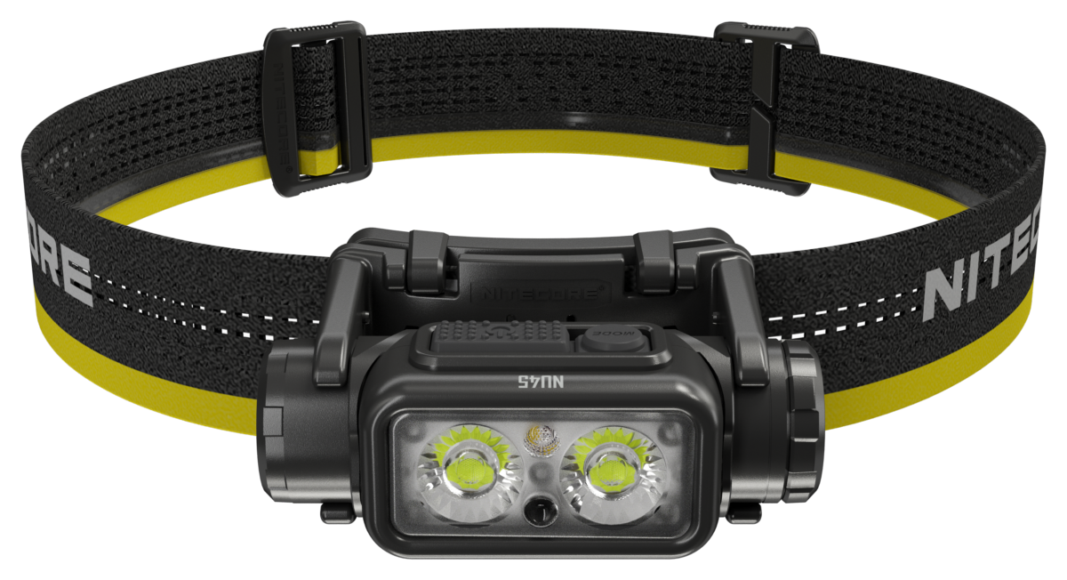 Lampe frontale Nitecore NU45 1700 lumens charge 1 h