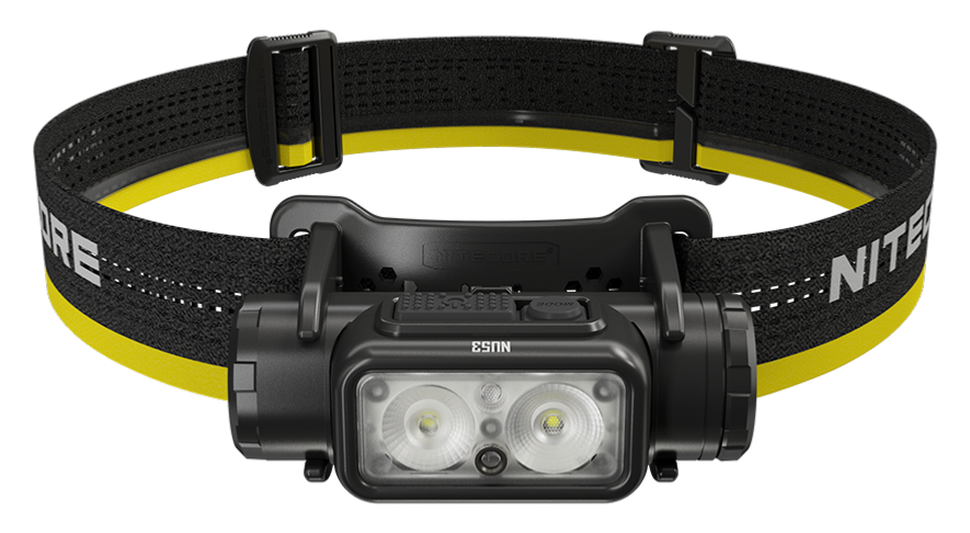 Lampe frontale Nitecore NU53 1800 lumens trois éclairages