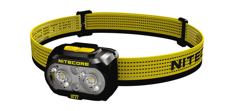 Lampe frontale trail Nitecore UT27 800 lumens - Jaune