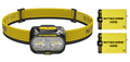 Lampe frontale trail Nitecore UT27 Pro 800 lumens 2 batteries - Jaune