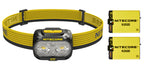 Lampe frontale trail Nitecore UT27 Pro 800 lumens 2 batteries - Jaune