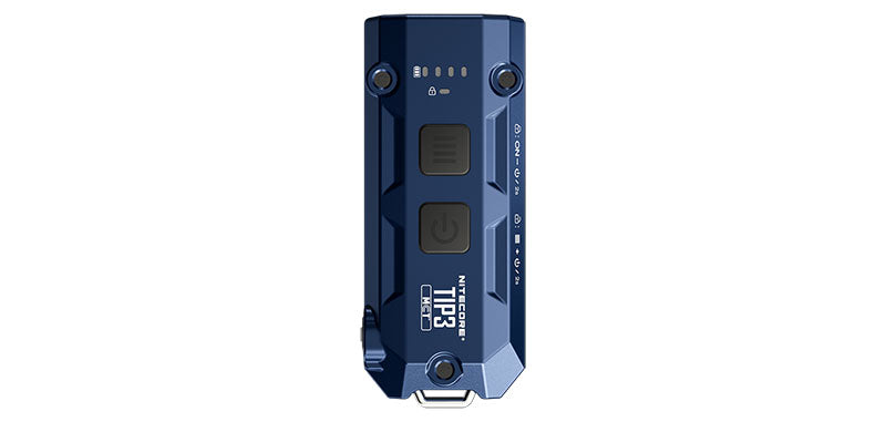Lampe porte-clés Nitecore TIP3 720 lumens trois blancs - Bleu