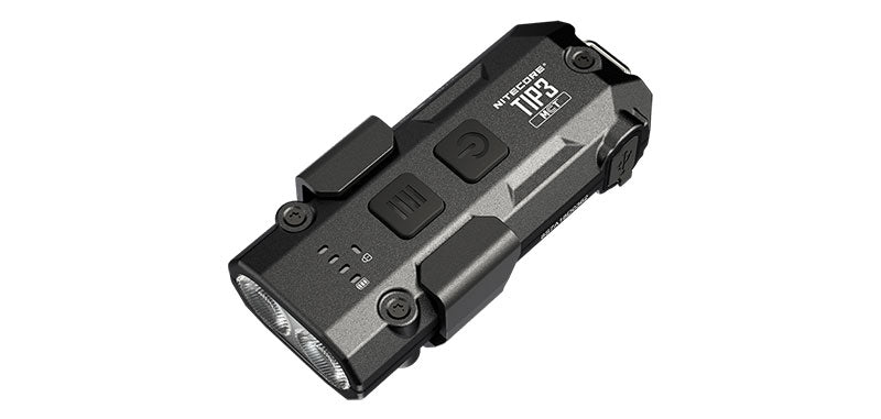 Lampe porte-clés Nitecore TIP3 720 lumens trois blancs - Noir