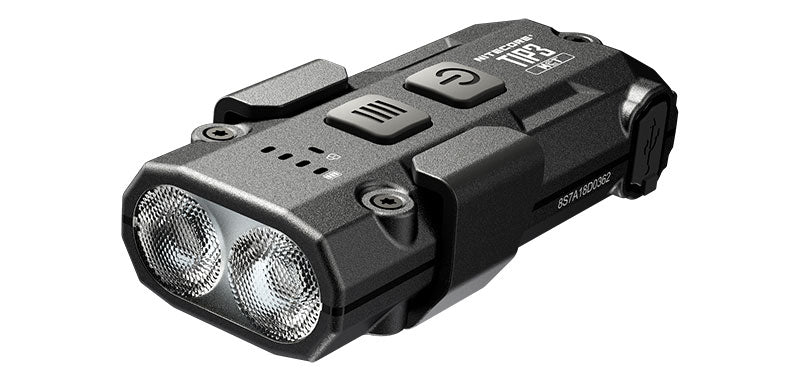 Lampe porte-clés Nitecore TIP3 720 lumens trois blancs - Noir