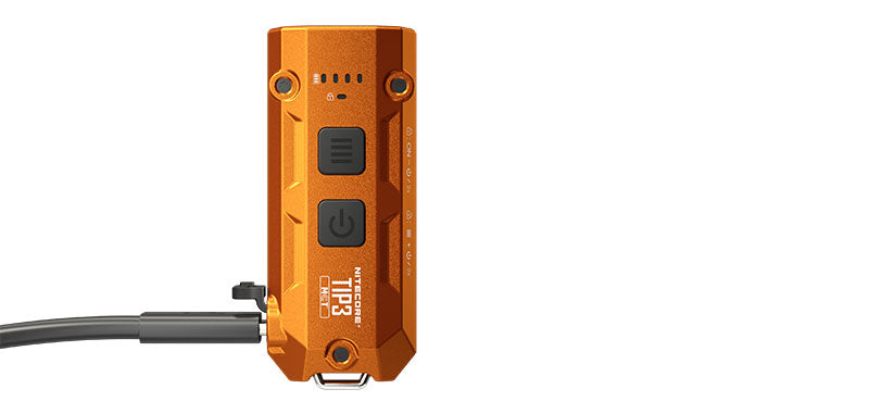 Lampe porte-clés Nitecore TIP3 720 lumens trois blancs - Orange
