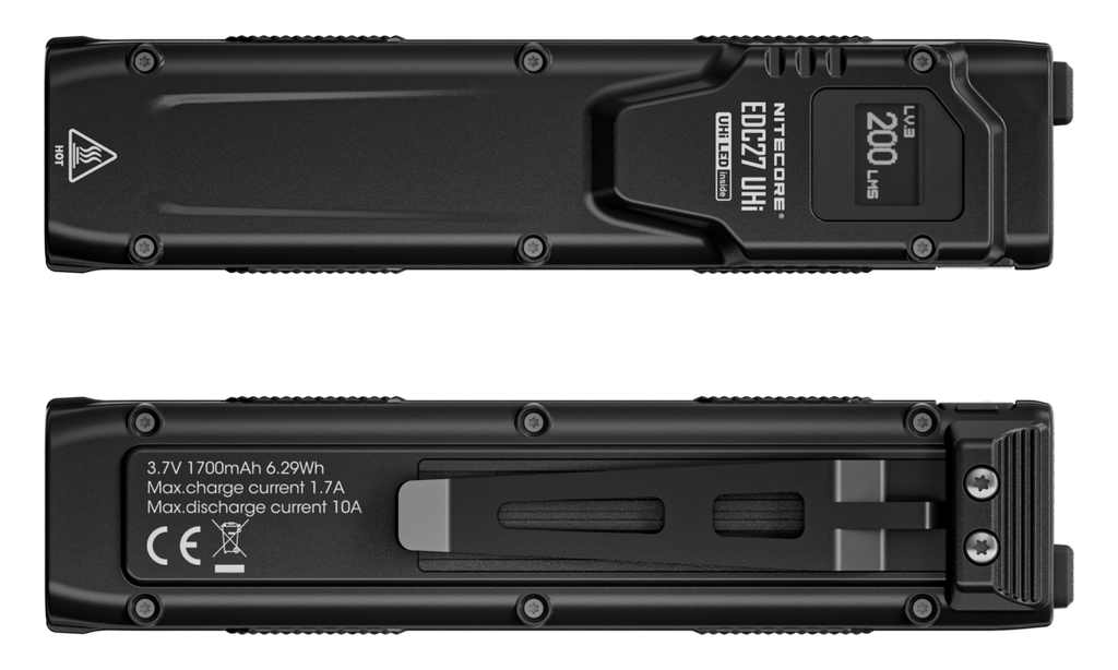 Lampe torche EDC Nitecore EDC27 UHi 3100 lumens
