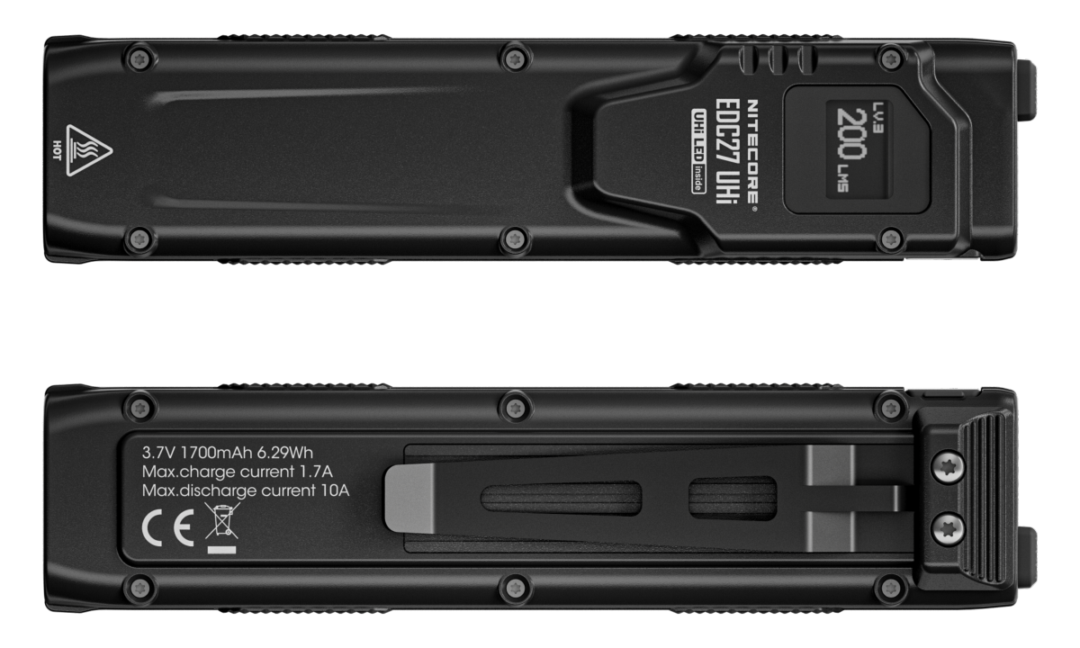 Lampe torche EDC Nitecore EDC27 UHi 3100 lumens