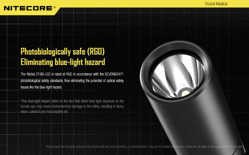 Lampe torche médicale Nitecore MT06MD 180 lumens