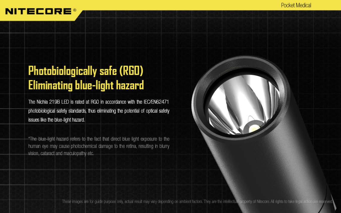 Lampe torche médicale Nitecore MT06MD 180 lumens