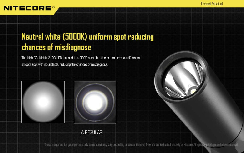 Lampe torche médicale Nitecore MT06MD 180 lumens