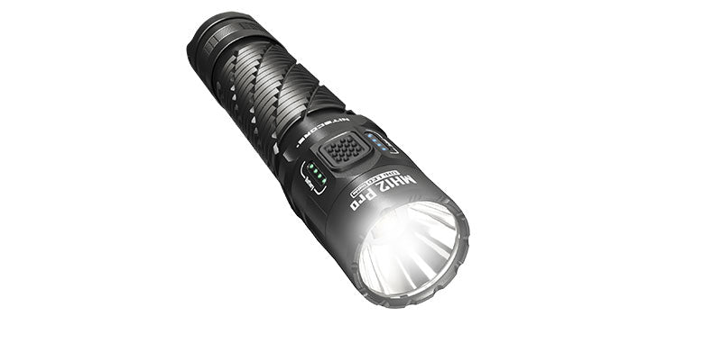 Lampe torche Nitecore MH12 Pro 3300 lumens portée 505 m