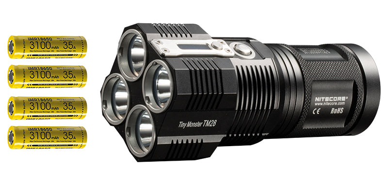 Lampe torche Nitecore TM28 avec accus 6000 lumens