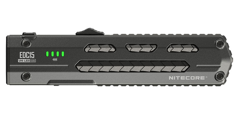 Lampe torche plate Nitecore EDC15 1200 lumens et UV